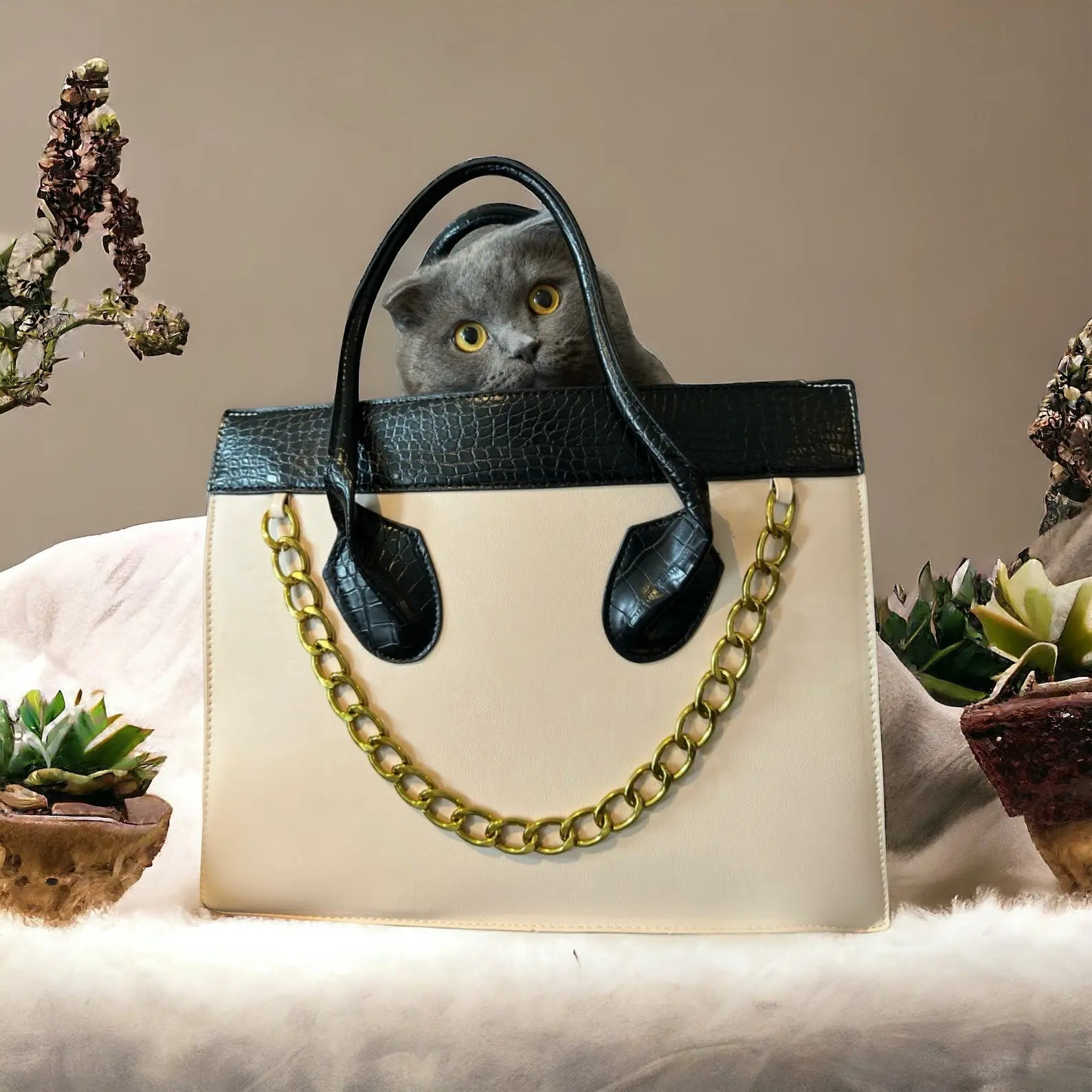 Large Tote Bag Top Handle Handbag for Women Bags (Versa Handbag by Rotta) - Velora