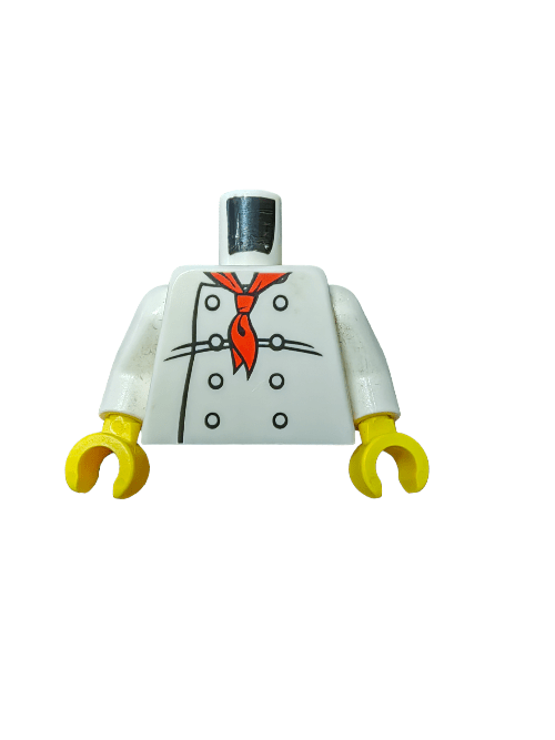 LEGO® 6283797 Torso, Chef with Buttons - UB1119 - Velora Luxury Fashion