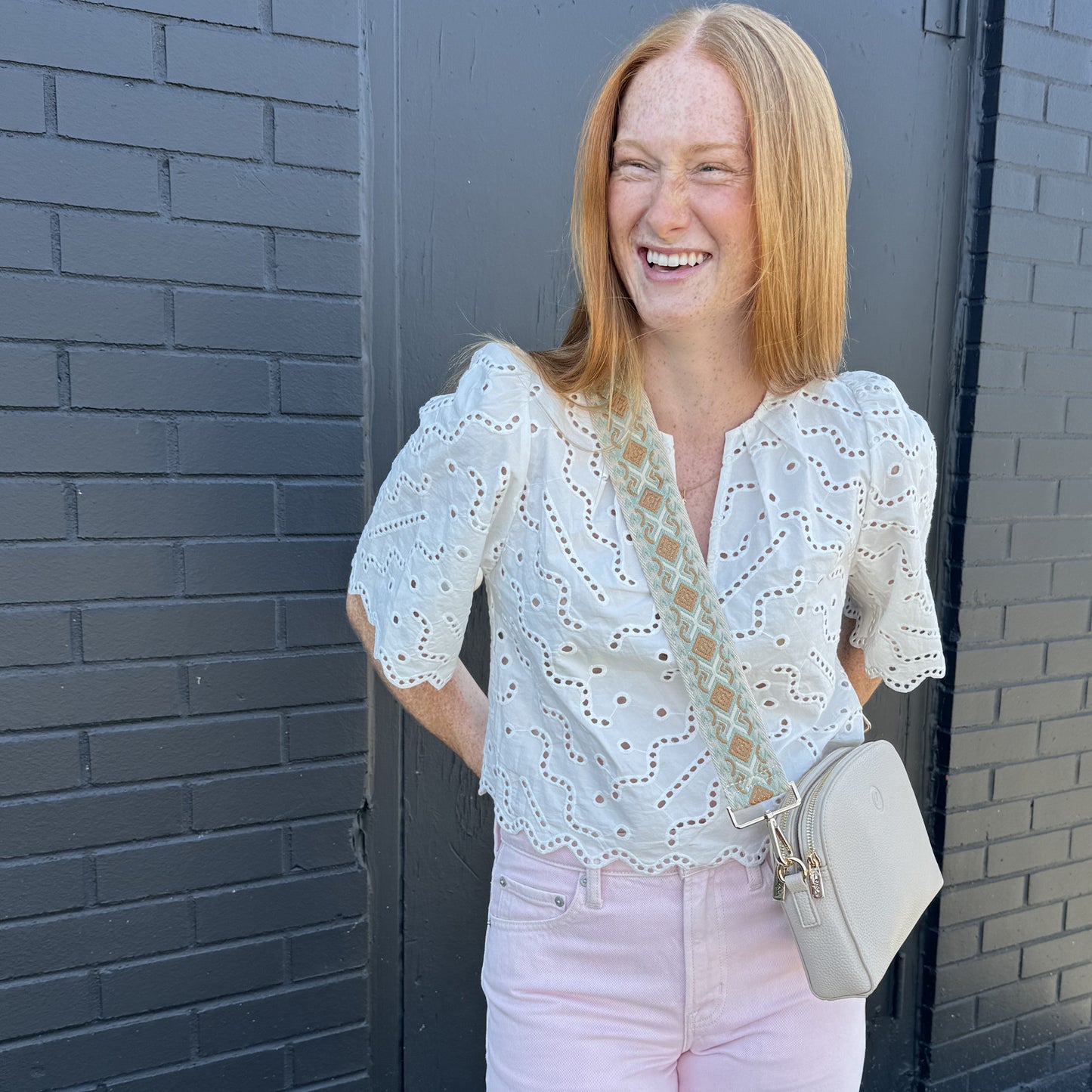 Stevie Woven Strap - Chrome