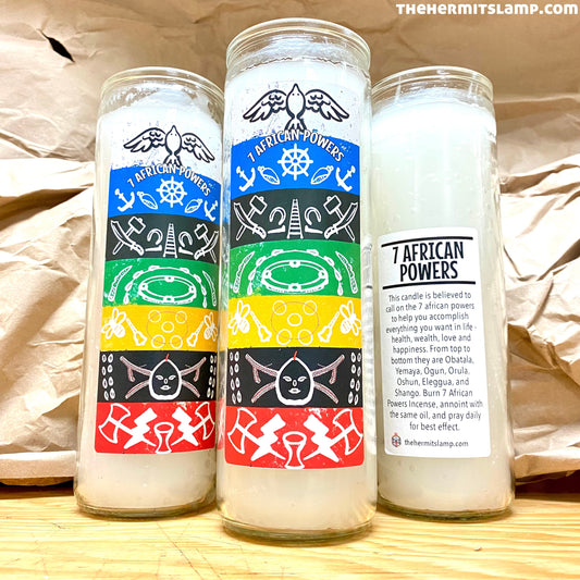 7 Day Candle - 7 African Powers The Hermit's Lamp