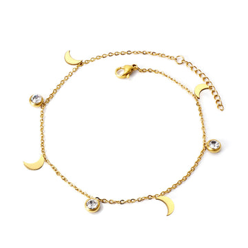 Lunar Diamond Anklet