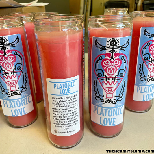 7 Day Candle - Platonic Love The Hermit's Lamp