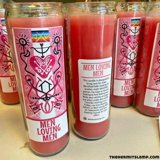 7 Day Candle - Men Loving Men The Hermit's Lamp