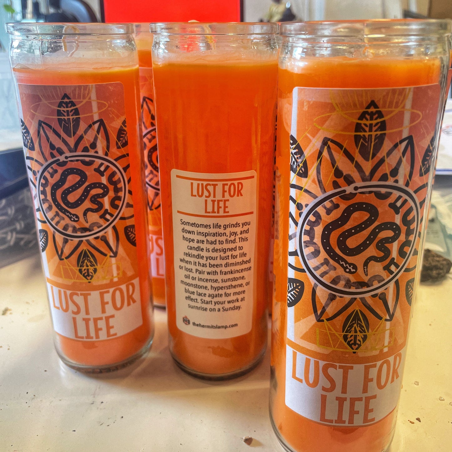 7 Day Candle - Lust for Life The Hermit's Lamp