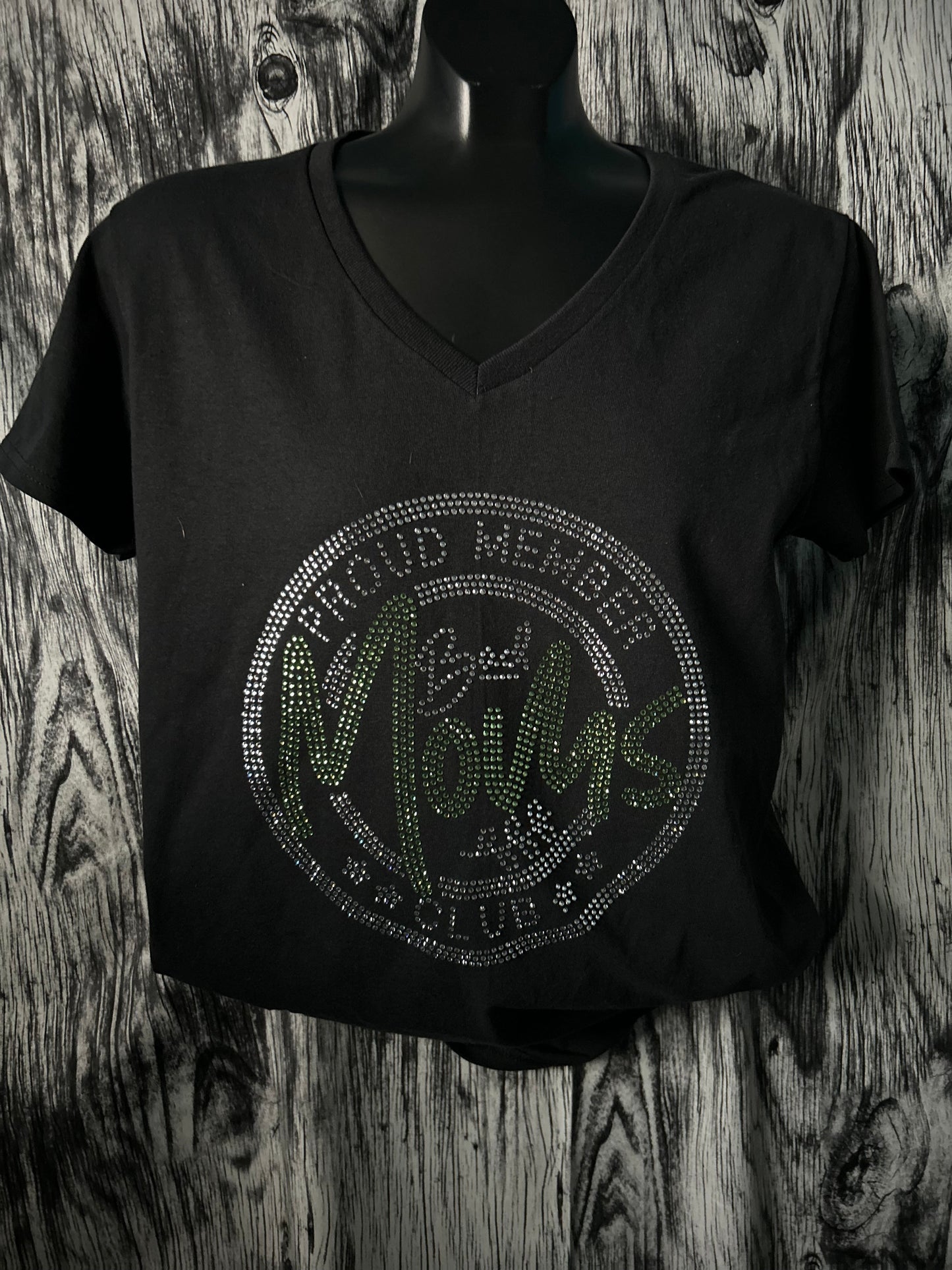 Bad Moms Club Rhinestone Shirt – Funny Mom Life Sparkle Tee | Blingdazzel