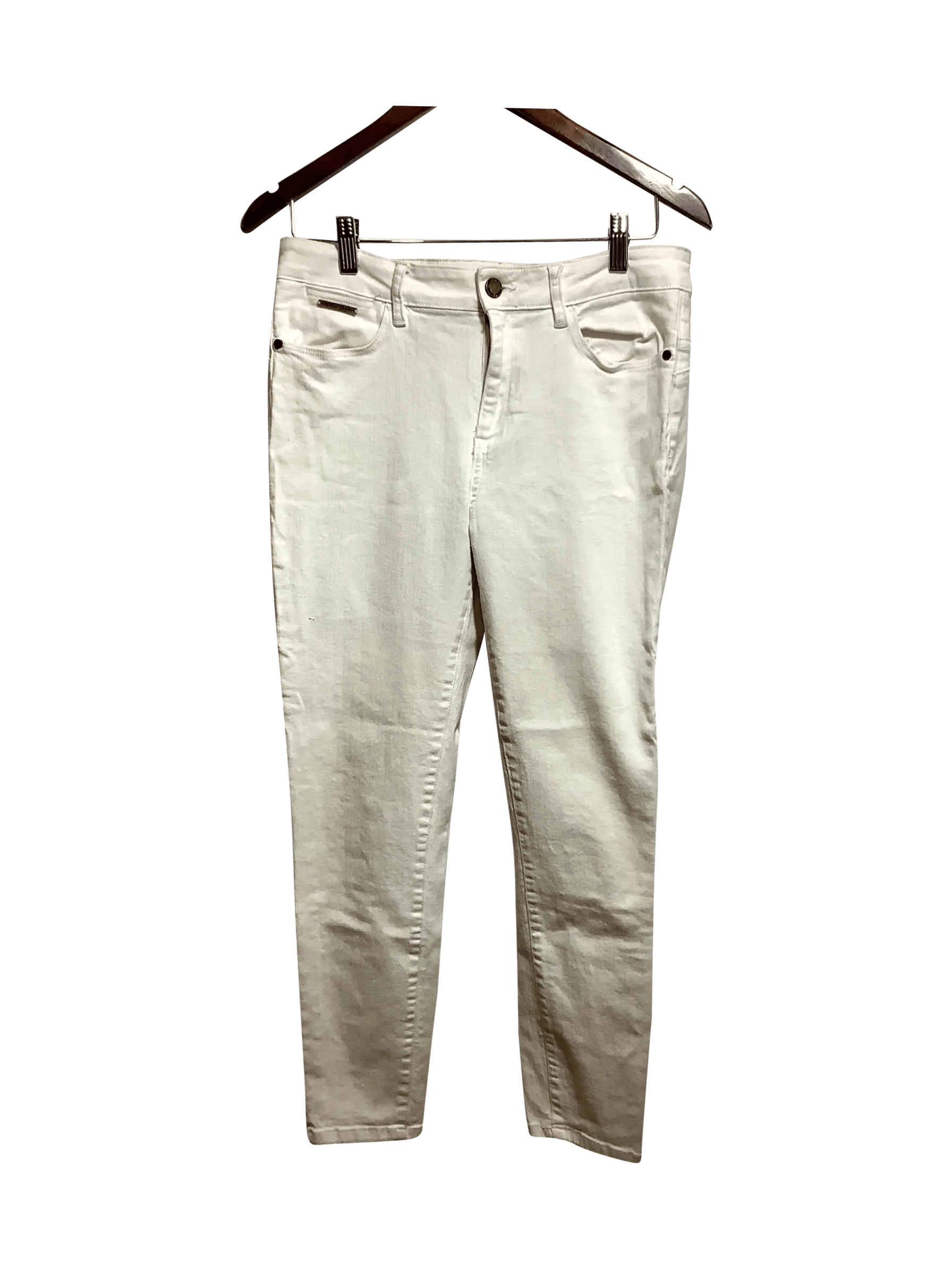 IVANKA TRUMP Regular fit Straight-legged Jean in White - 10 - Velora