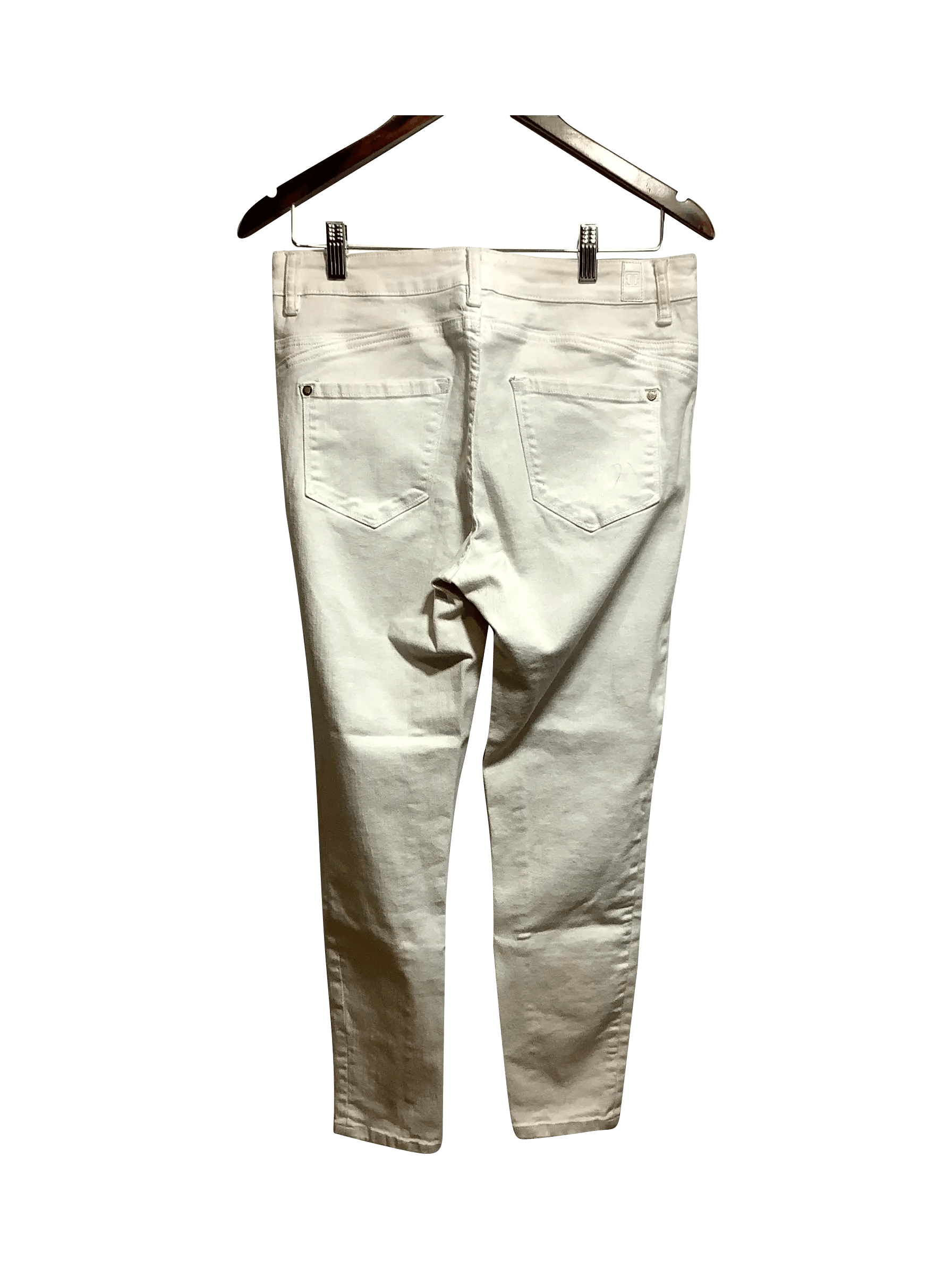 IVANKA TRUMP Regular fit Straight-legged Jean in White - 10 - Velora