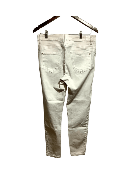 IVANKA TRUMP Regular fit Straight-legged Jean in White - 10 - Velora