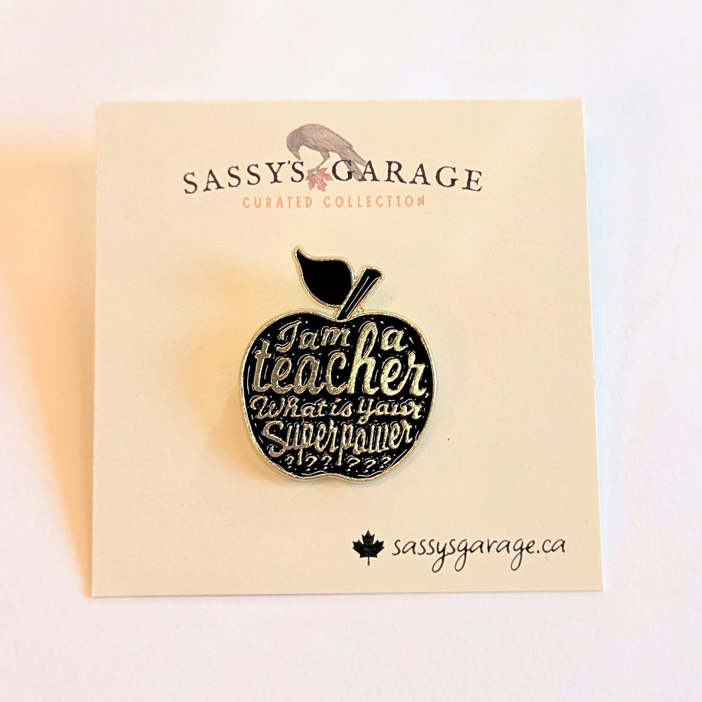 I'm a Teacher, What's Your Superpower? | Collectible Pin - Velora