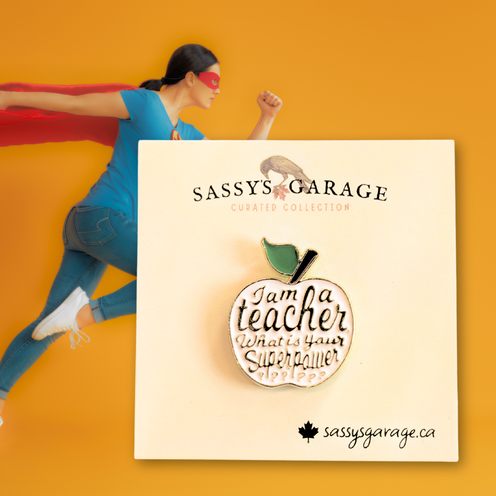I'm a Teacher, What's Your Superpower? | Collectible Pin - Velora