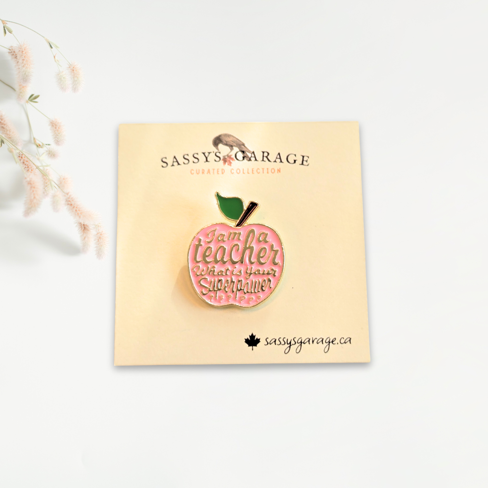 I'm a Teacher, What's Your Superpower? | Collectible Pin - Velora