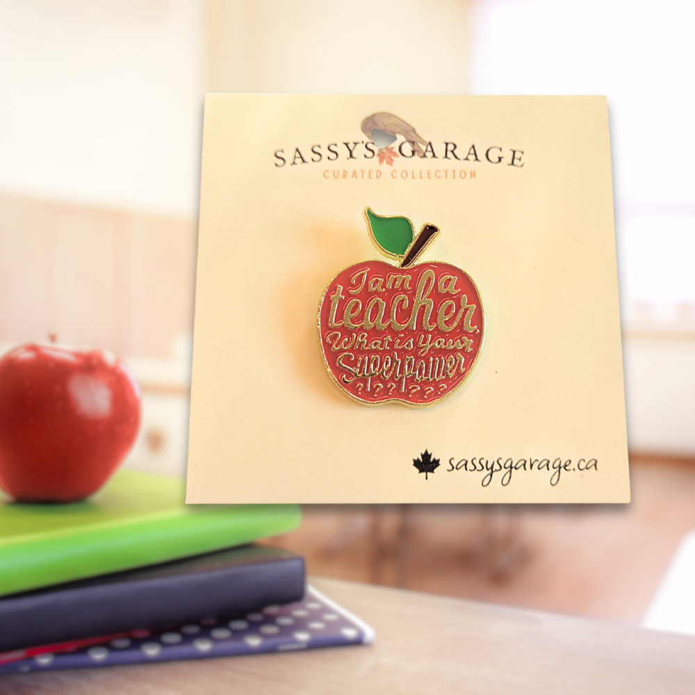 I'm a Teacher, What's Your Superpower? | Collectible Pin - Velora