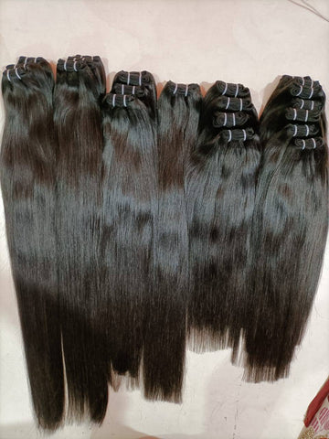 Indian raw straight hair bundles - Velora Luxury Fashion