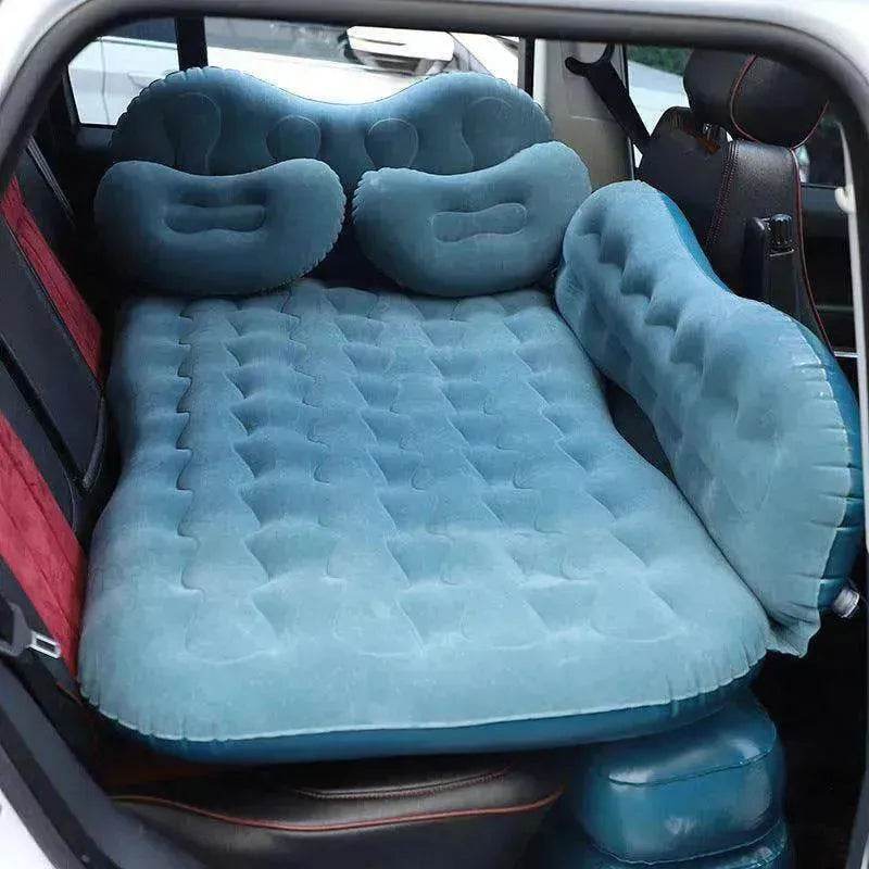 Inflatable Mattress Camping Car Air Mattress Car Travel Mattress Outdoor Car Pillow Bed - Velora