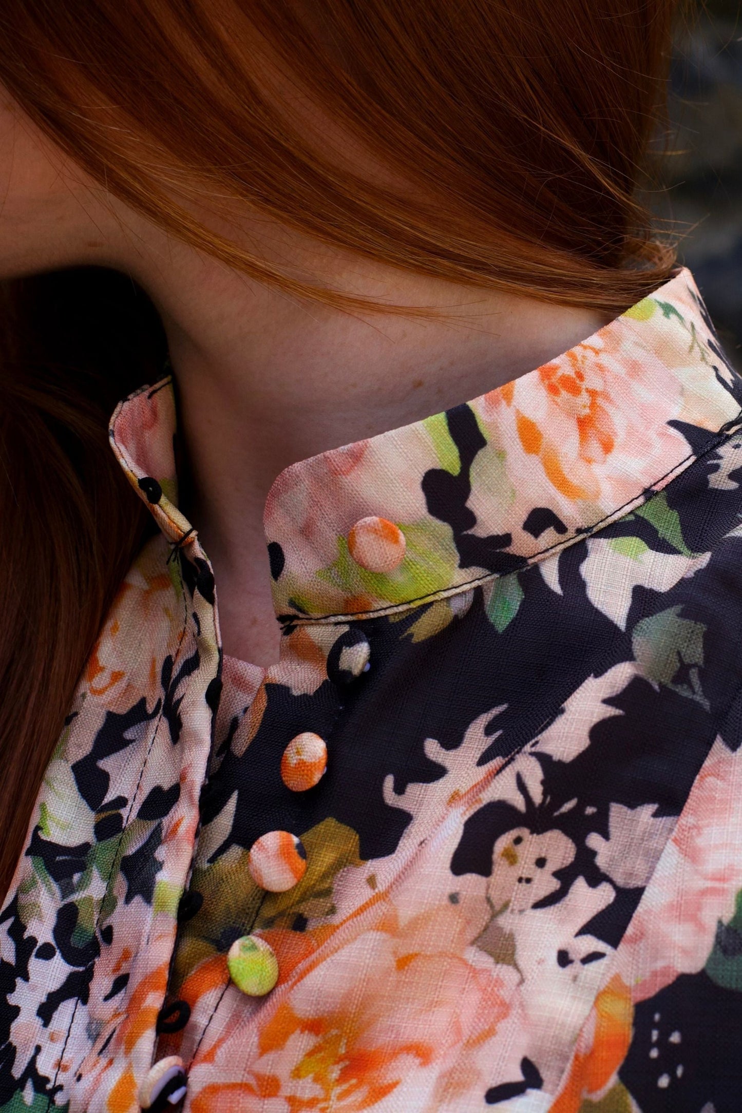 Isabella Floral A-Line Black Dress Vintage-Inspired Long Sleeve - Velora Luxury Fashion