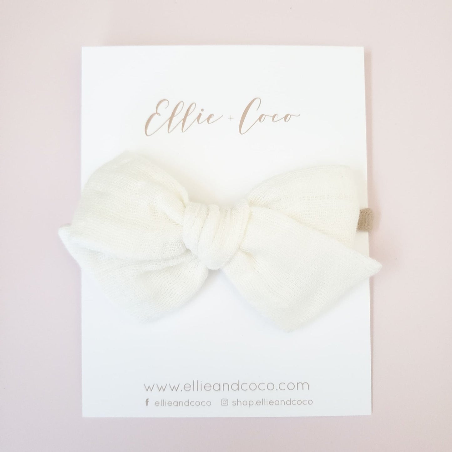 Gauze Bow | Ivory - Velora