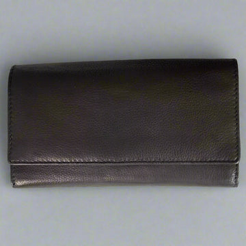 JBG International Women's Trifold RFID Leather Wallet - Velora Luxury Fashion
