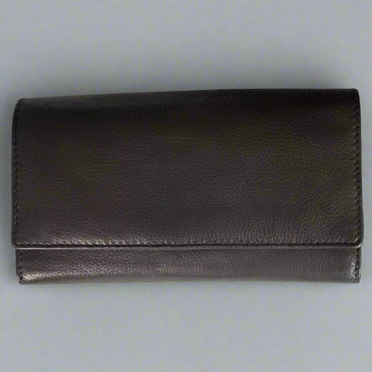 JBG International Women's Trifold RFID Leather Wallet - Velora Luxury Fashion