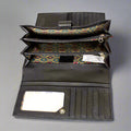JBG International Women's Trifold RFID Leather Wallet - Velora Luxury Fashion