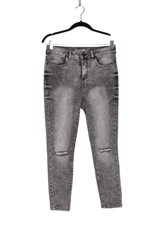 JEANIOLOGIE Women Skinny Jeans Regular fit in Gray - 6 - Velora Luxury Fashion