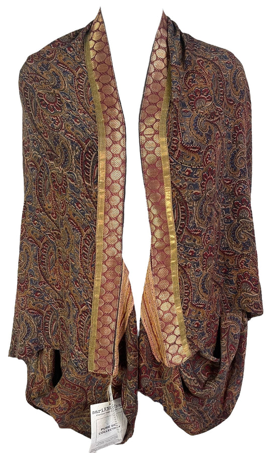 PRC6935 Avatar Pure Silk Shrug - Velora
