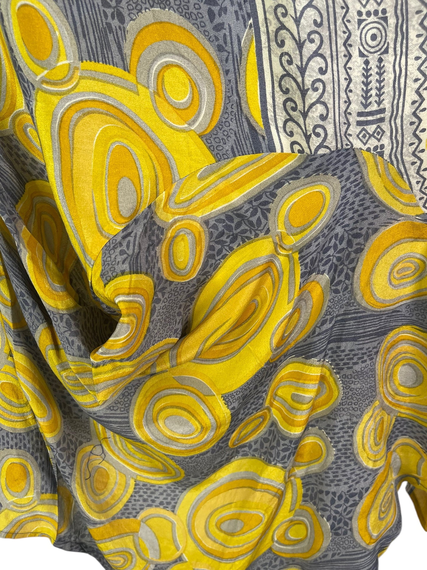 PRC6556 Avatar Pure Silk Self Pocket Tunic Dress - Velora