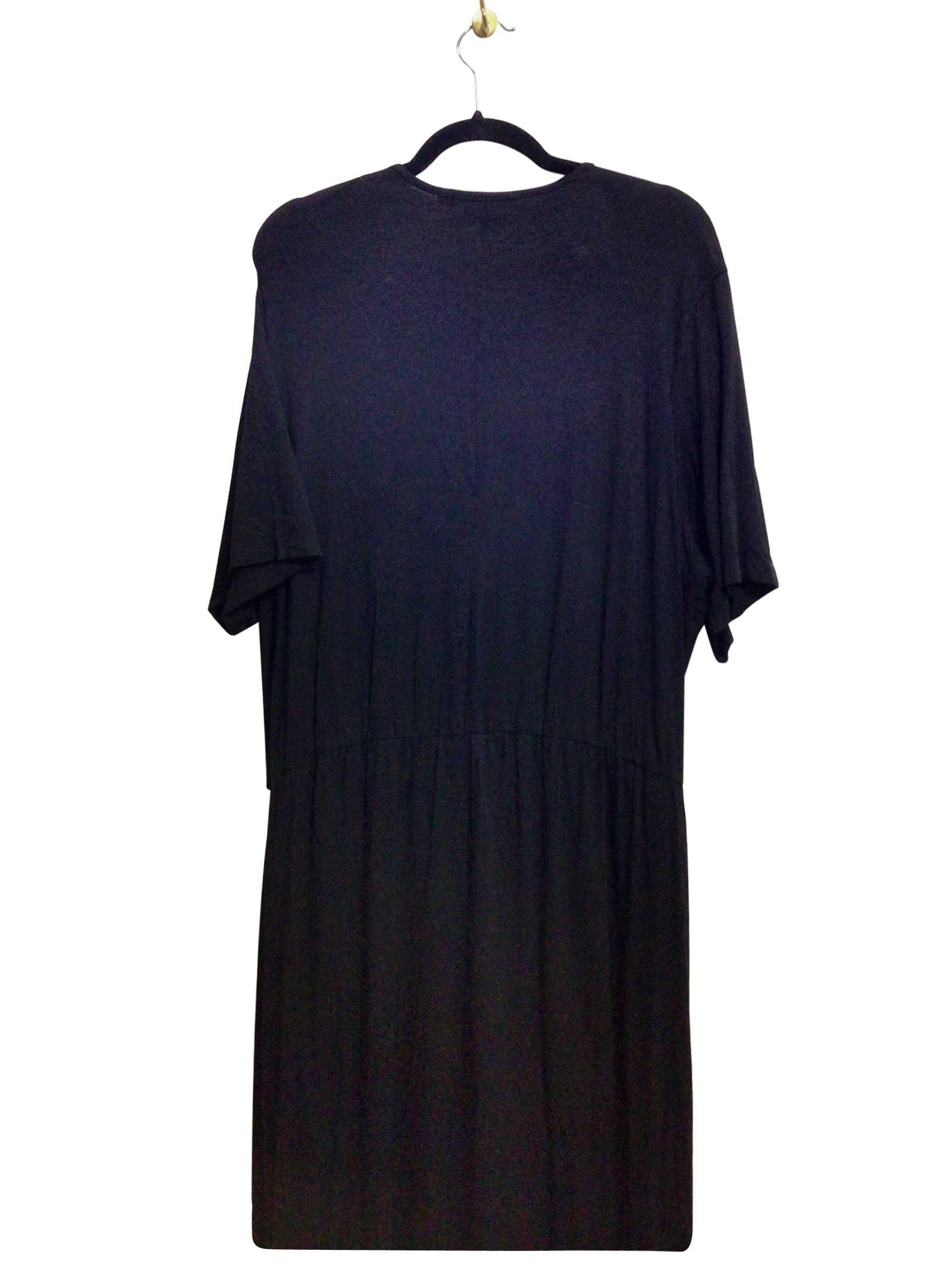 JUSTFAB Regular fit Midi Dress in Black - 3X - Velora