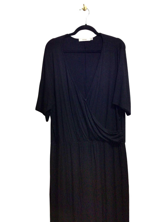 JUSTFAB Regular fit Midi Dress in Black - 3X - Velora