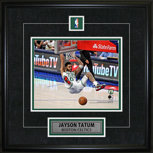 Jayson Tatum Framed Pin & Plate Boston Cetics Finals Game 3 - Velora Luxury Fashion