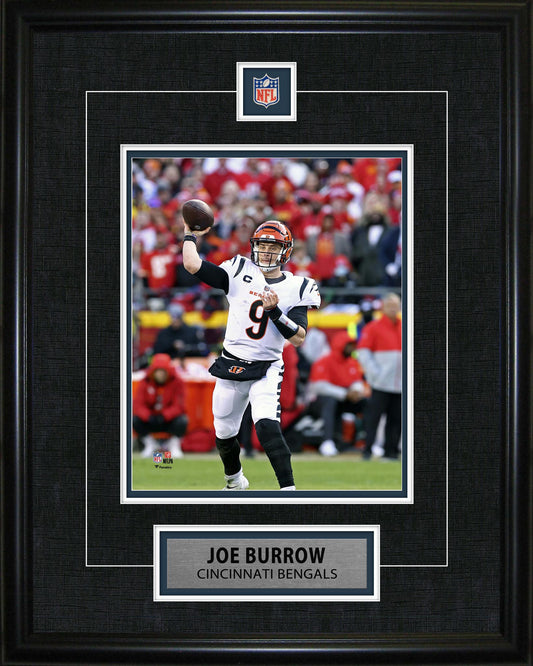 Joe Burrow Framed Pin & Plate Bengals - Velora Luxury Fashion