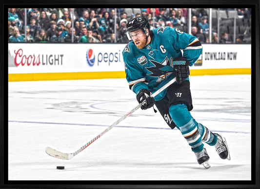 Joe Pavelski 20x29 Framed Canvas San Jose Sharks - Velora Luxury Fashion