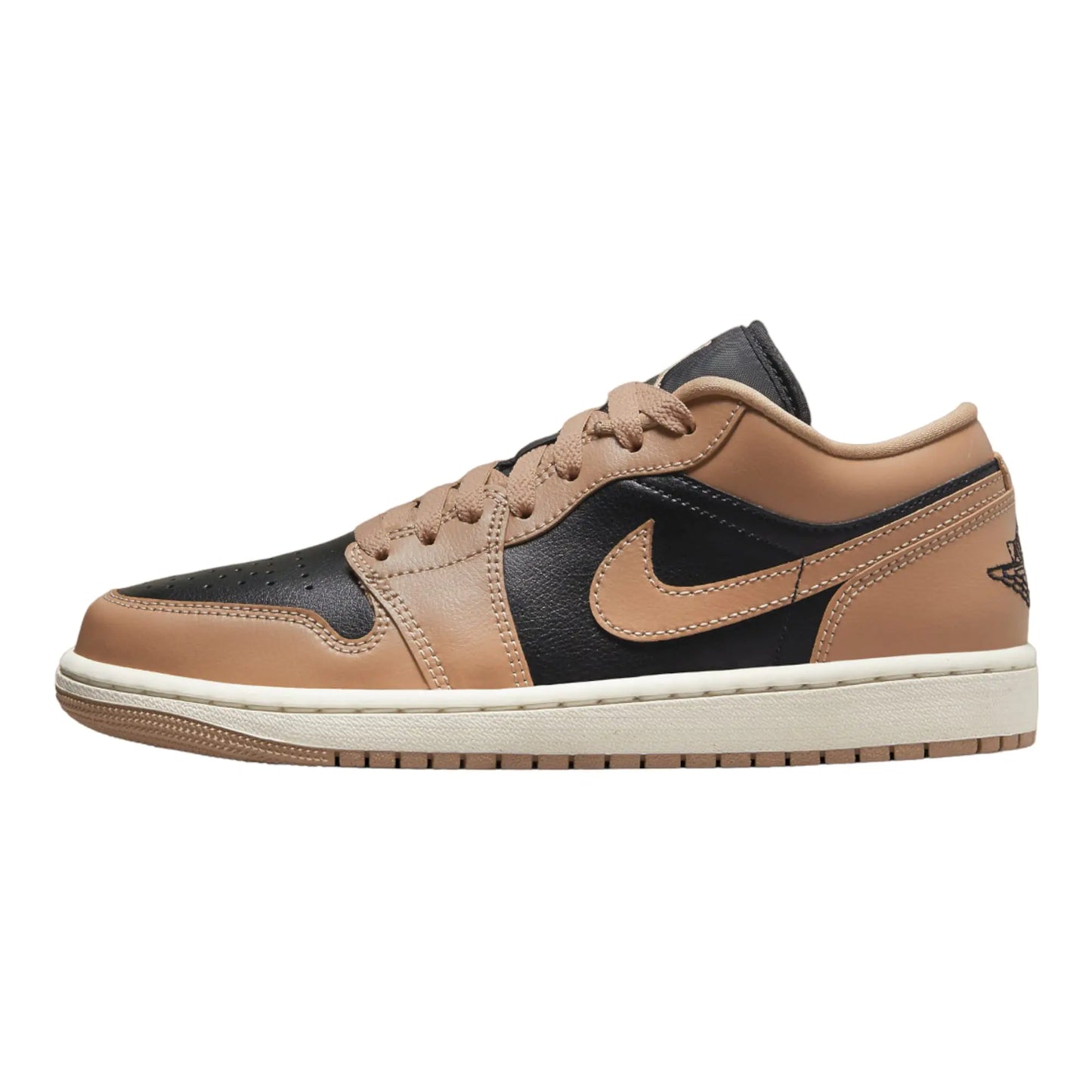 Jordan 1 Low Women Desert/Black-Sail DC0774-201 9.5 - Velora Luxury Fashion