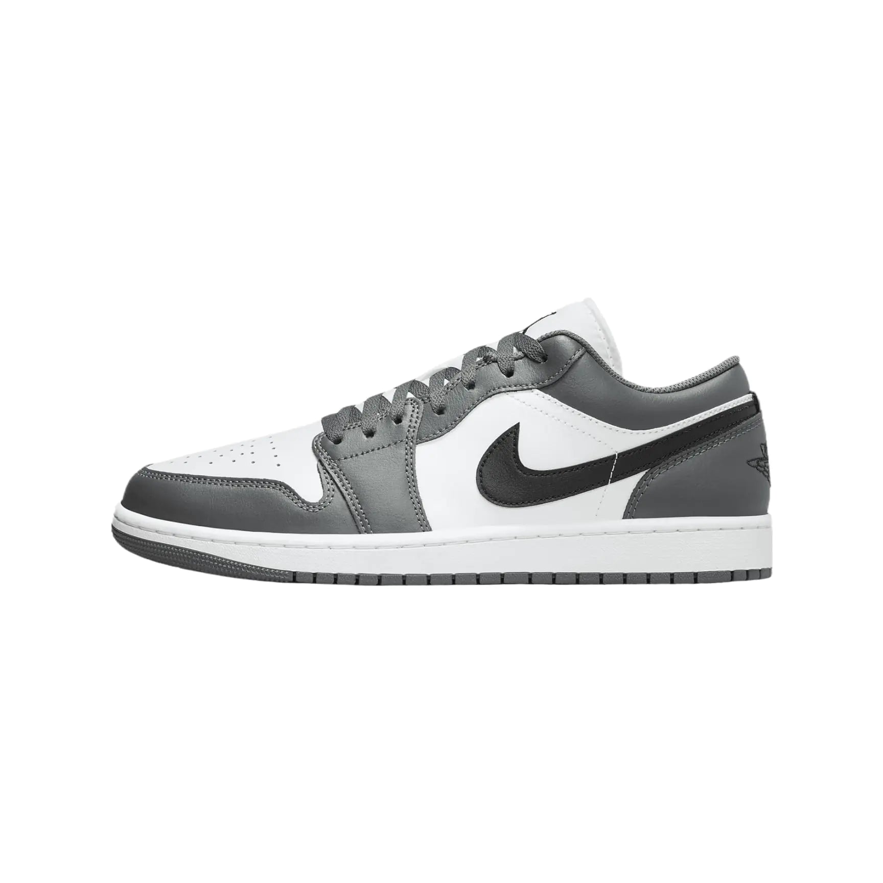 Jordan Mens 1 Low White/Black-Iron Grey (553558 152) - 8 - Velora Luxury Fashion