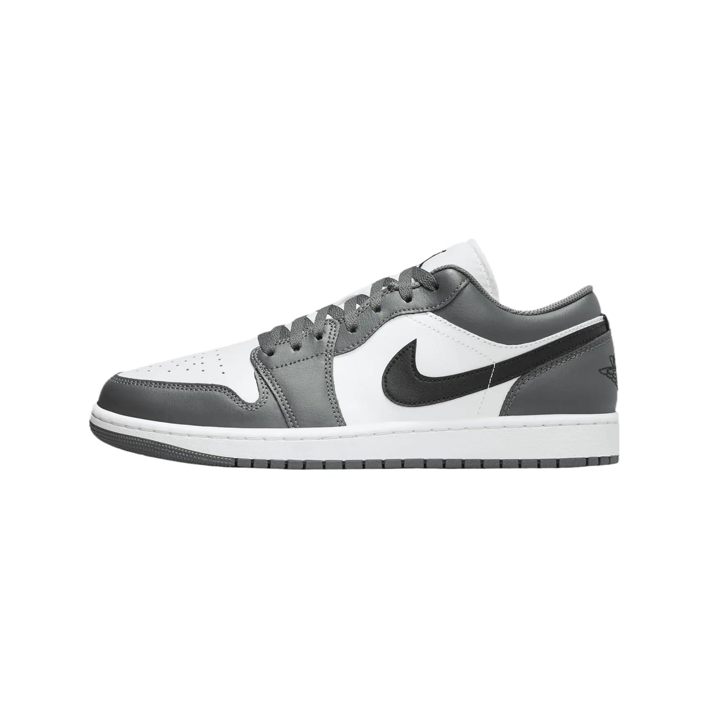 Jordan Mens 1 Low White/Black-Iron Grey (553558 152) - 8 - Velora Luxury Fashion