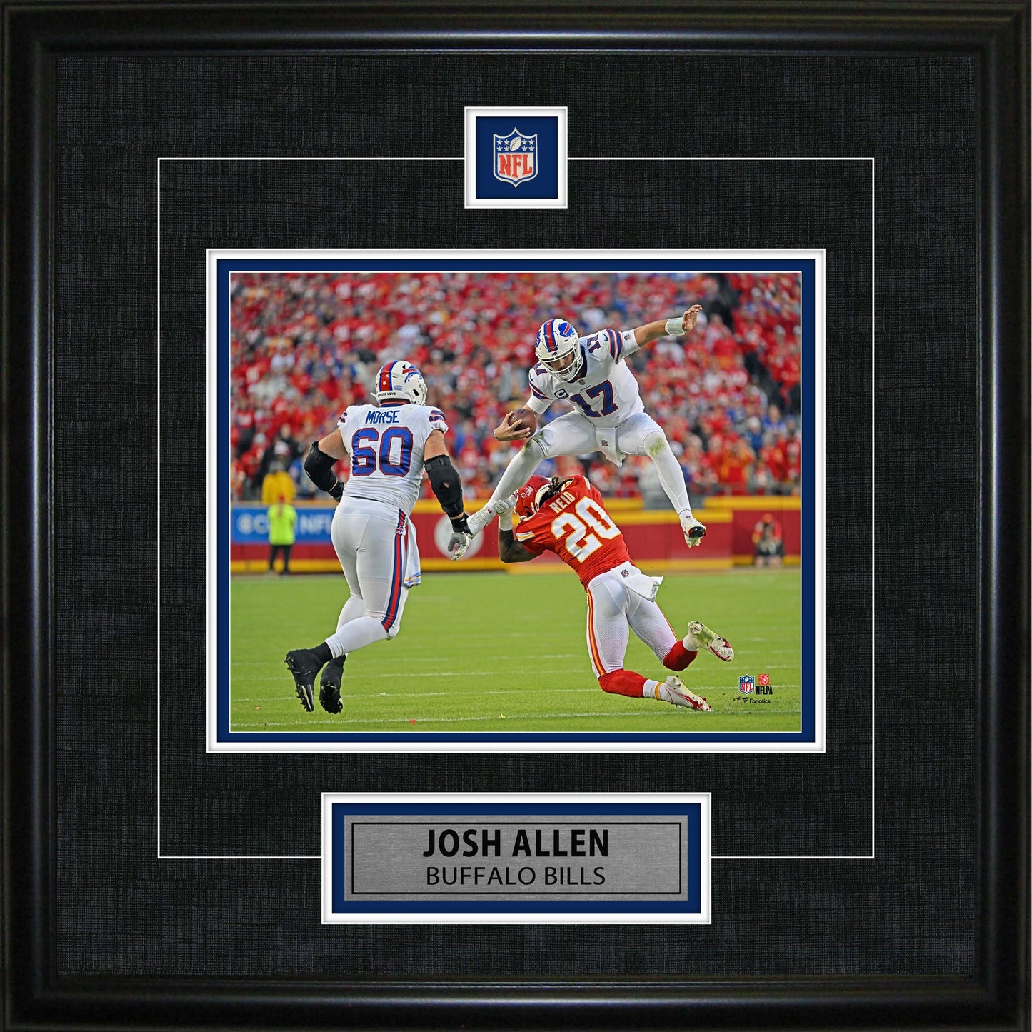 Josh Allen Framed Pin & Plate Bills - Velora Luxury Fashion