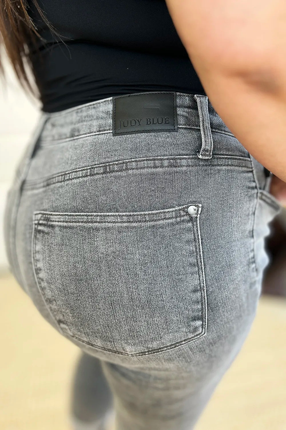 Judy Blue Full Size Button Fly High Waist Cuffed Capris - Velora Luxury Fashion