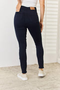 Judy Blue Full Size Garment Dyed Tummy Control Skinny Jeans - Velora Luxury Fashion