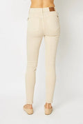 Judy Blue Full Size Garment Dyed Tummy Control Skinny Jeans - Velora Luxury Fashion
