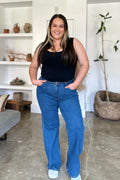 Judy Blue Full Size High Rise Straight Jeans - Velora Luxury Fashion