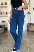 Judy Blue Full Size High Rise Straight Jeans - Velora Luxury Fashion