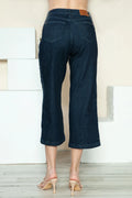 Judy Blue Full Size Side Seam Braid Detail Crop Wide Leg Jeans - Velora Luxury Fashion