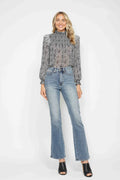Judy Blue Full Size Tummy Control Back Embroidered Pocketed Bootcut Jeans Plus Size - Velora Luxury Fashion