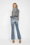 Judy Blue Full Size Tummy Control Back Embroidered Pocketed Bootcut Jeans Plus Size - Velora Luxury Fashion