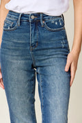 Judy Blue Full Size Tummy Control High Waist Slim Jeans - Velora Luxury Fashion