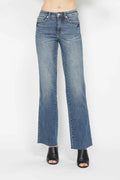 Judy Blue Full Size Tummy Control Straight Jeans - Velora Luxury Fashion