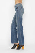 Judy Blue Full Size Tummy Control Straight Jeans - Velora Luxury Fashion