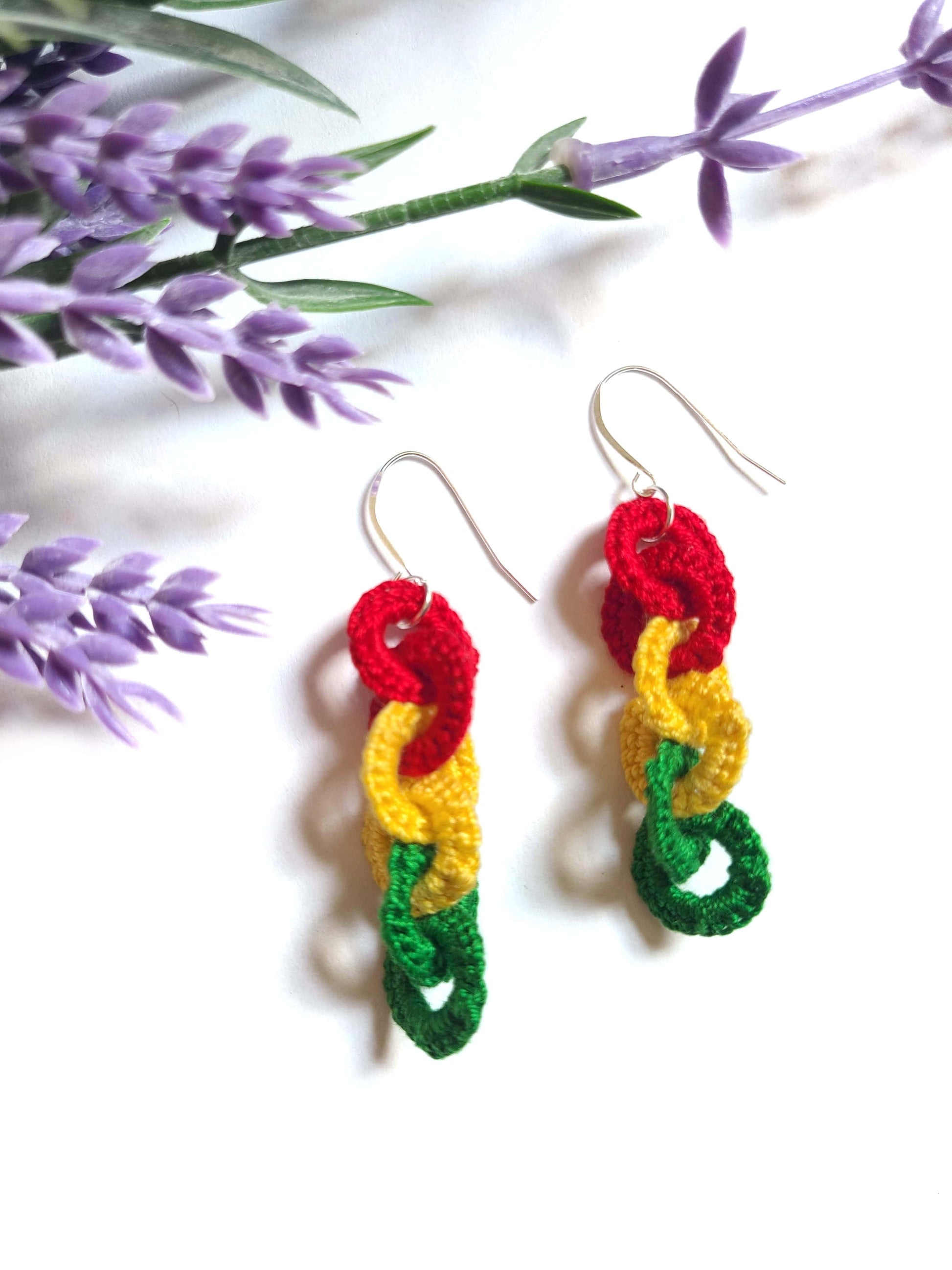 Juneteenth Earrings Linked - Velora Luxury Fashion