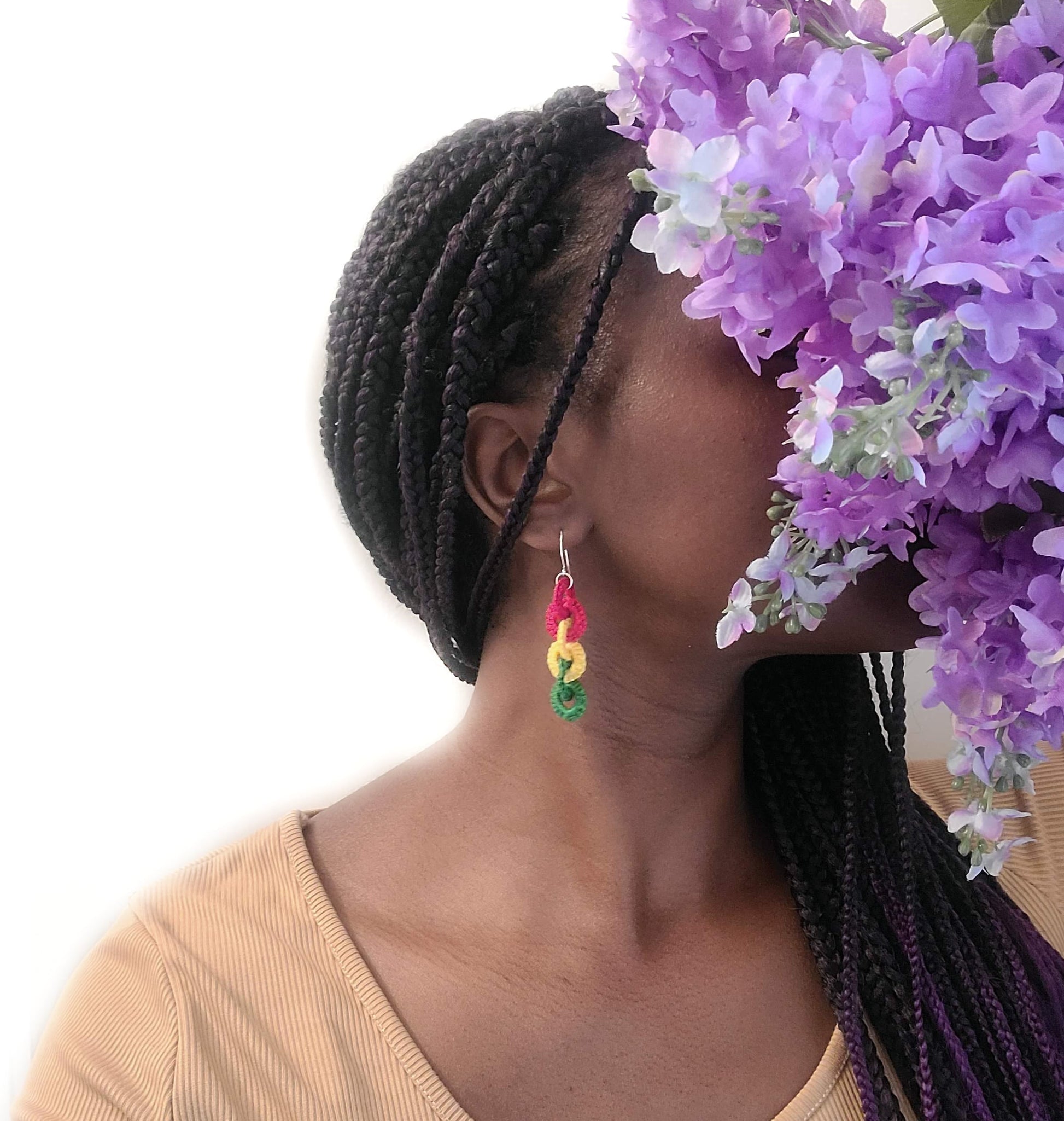 Juneteenth Earrings Linked - Velora Luxury Fashion