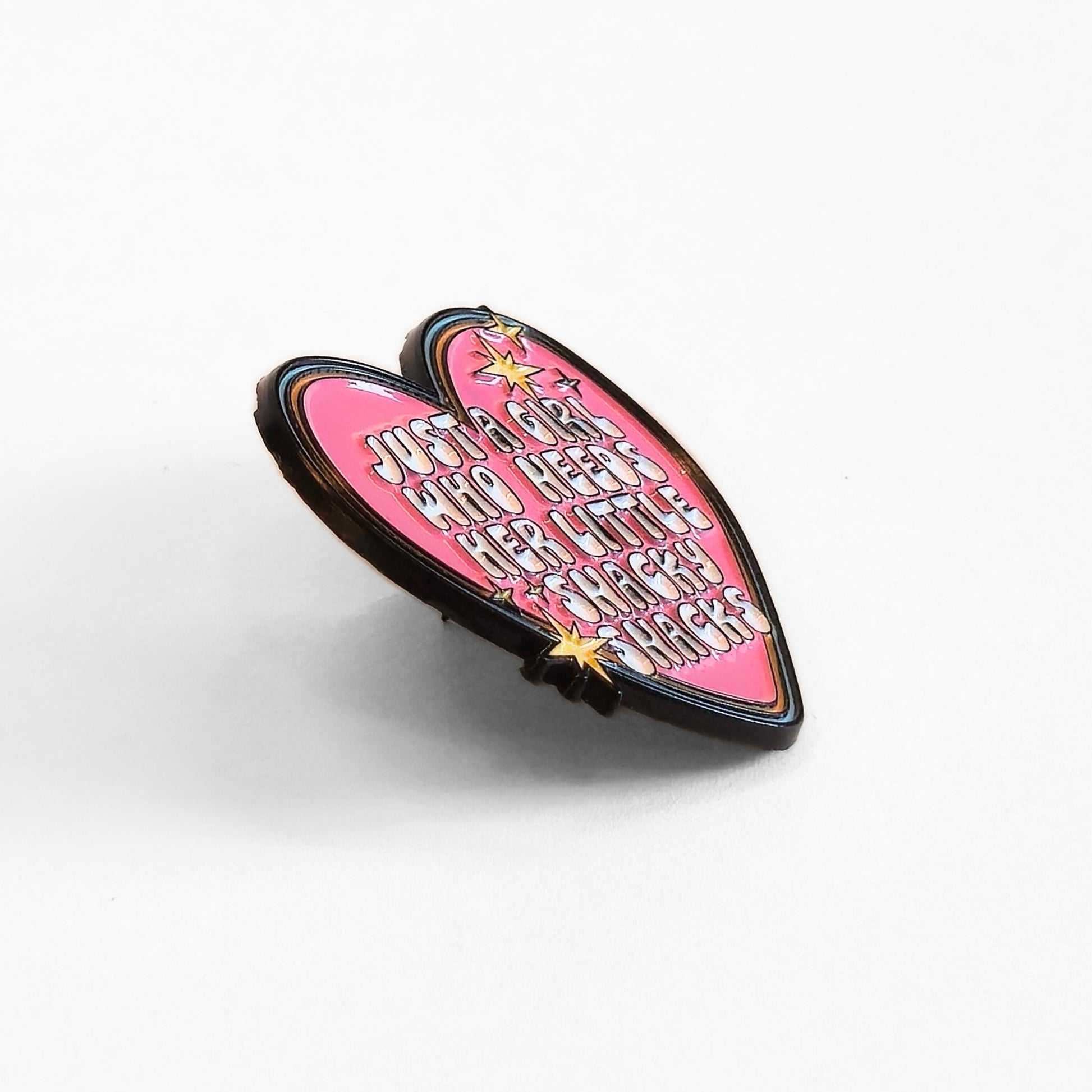 Just a Girl Who Needs Her Little Snacky Snacks | Collectible Pin - Velora