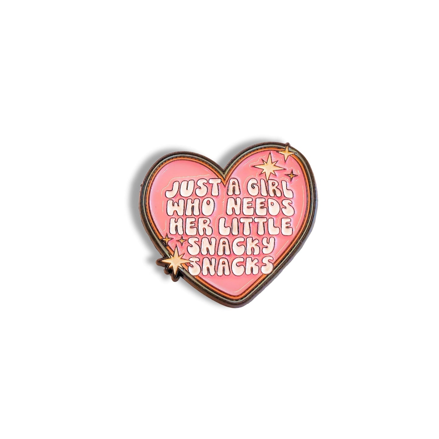 Just a Girl Who Needs Her Little Snacky Snacks | Collectible Pin - Velora